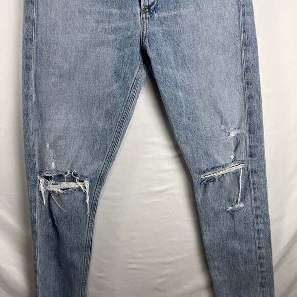 Agolde Jamie High-Rise Distressed Jeans Womens Size 24 - Picture 3 of 13